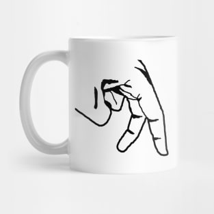 Anti lockdown leaders playing fingers Mug